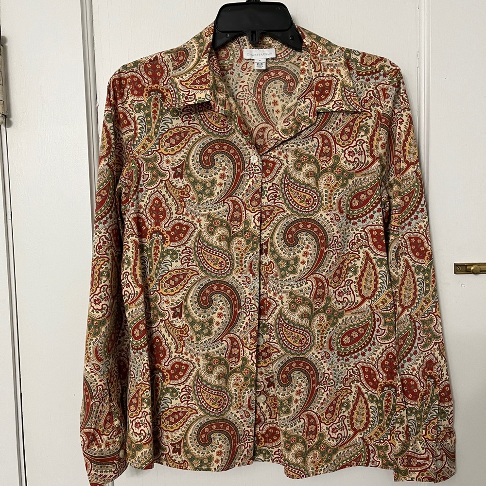 Charter Club Button Down Shirt, 8.